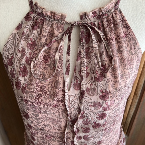 DREW Anthropology Floral Dress, Size Small, Fully Lined, 100% Polyester - Picture 4 of 13